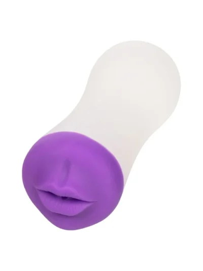 Blowjob Simulator Mouth Deep Throat Masturbation Sleeve - Purple