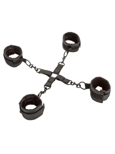 Bondage Hog Tie 4 Adjustable Wrist & Ankle Restraints Adult Toy