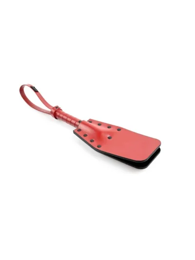 Bondage Paddle with Faux Leather Loop Saffron Studded Spanker