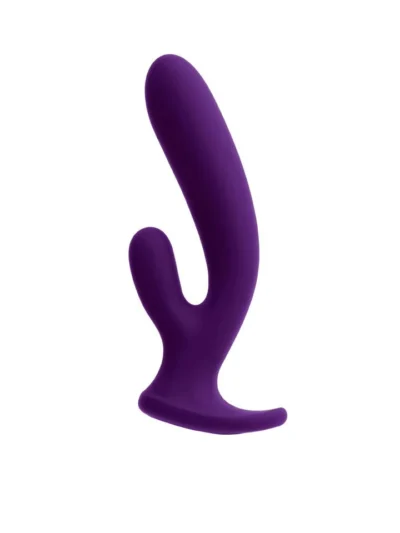 Clit & G-Spot Vibrator Silky Smooth Dual Motor Vibe - Purple