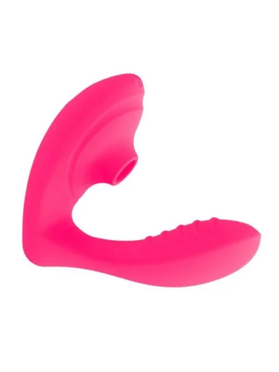 Clit Sucking Stimulation & G-Spot Vibrator Voodoo Beso Plus - Pink