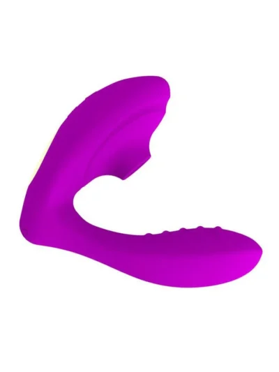 Clit Sucking Stimulation & G-Spot Vibrator Voodoo Beso Plus - Purple