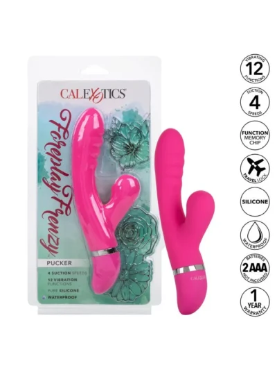 Clitoral & Vagina Vibrator with Clit Suction Stimulator Foreplay