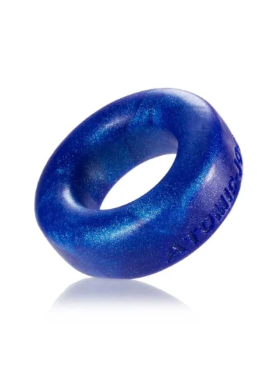 Comfort Cock Ring by Atomic Jock Silicone Smoosh - Blueballs