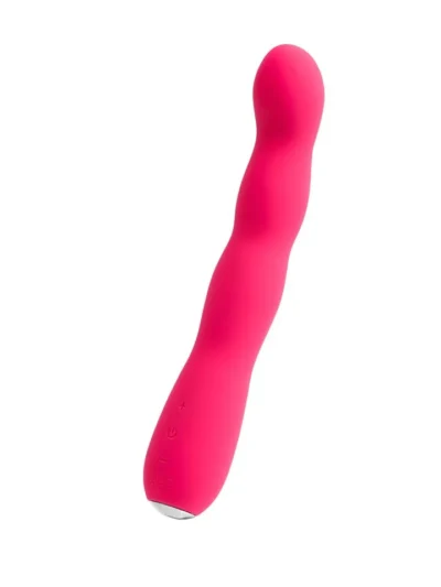 Curved & Flexible Shaft G-spot Vibrator Quiver Plus - Pink