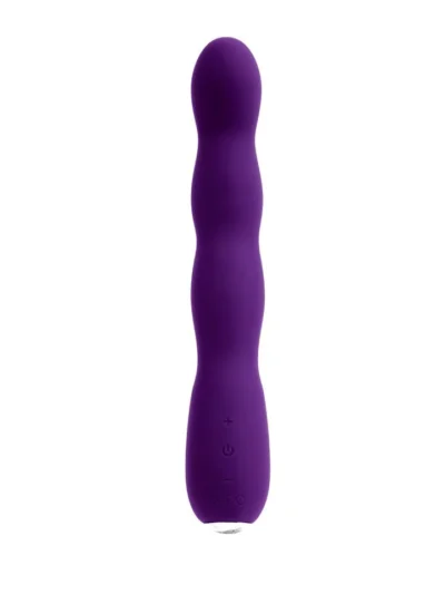 Curved & Flexible Shaft G-spot Vibrator Quiver Plus - Purple