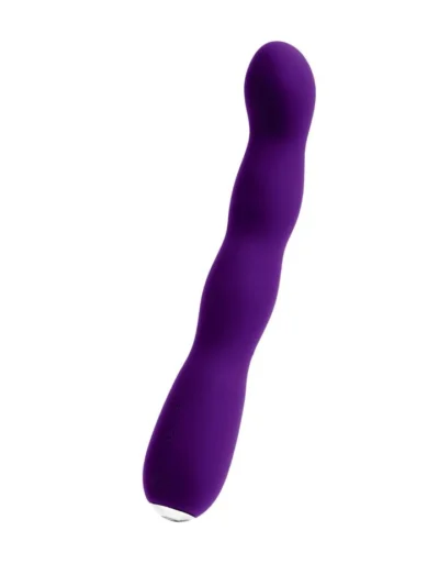 Curved & Flexible Shaft G-spot Vibrator Quiver Plus - Purple