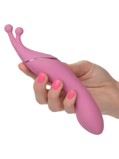 Dual Sided Clit & Vaginal Vibrator with G-spot Tip Tempt & Tease Kiss