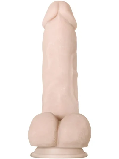 Extra Thick Girthy Dildo 8.5 Inch Real Supple Poseable