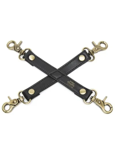 Faux Leather Hog Tie with Gold Hardware Fifty Shades of Grey