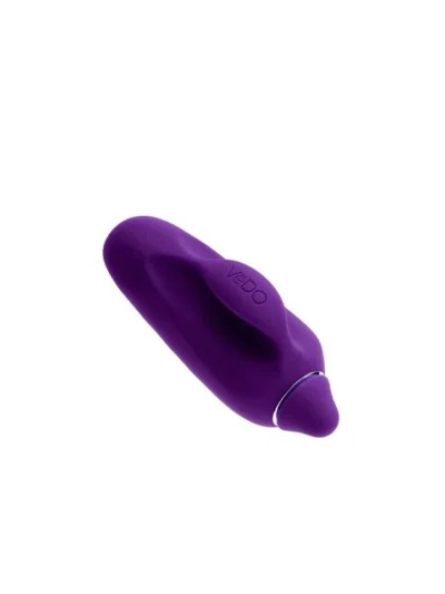 Finger Vibrator Travel Size Clit Vibe 10 Vibration Modes - Purple