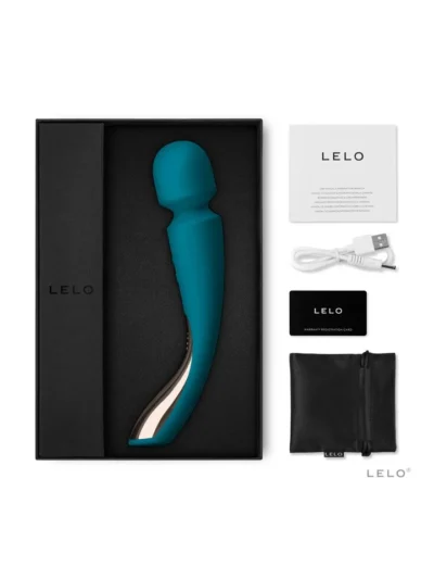 Lelo Body Massager Body Wand with 10 Powerful Vibrations - Blue