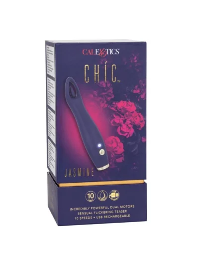 Chic Jasmine Vibrator Luxurious Clit Stimulator Tongue Teaser