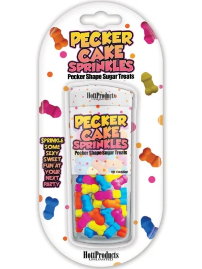 Penis Cake Sprinkles Special Occasion Fun Gifts Bachelorette Supplies