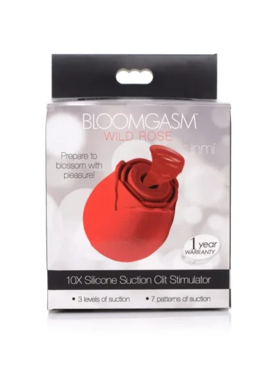 Rose Clit Sucking Vibrator Bloomgasm Wild Rose Suction Stimulator