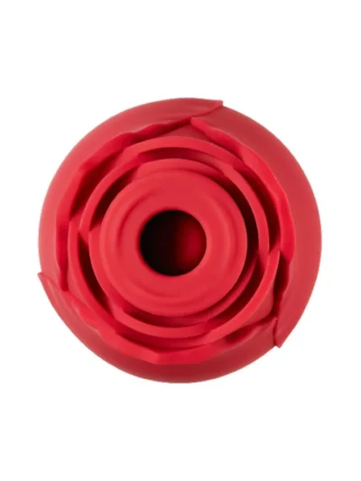 Rose shaped tiktok vibrator rose suction stimulator - red