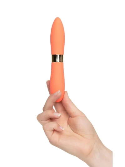 Sensuelle Aluminum Point Bullet Vibrator with 12 Functions - Coral