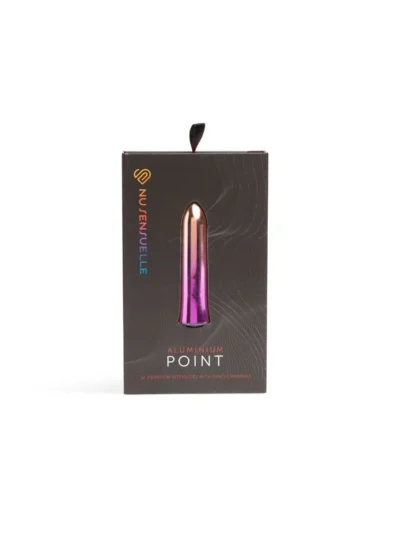 Sensuelle Aluminum Point Bullet Vibrator with 12 Functions - Ombre