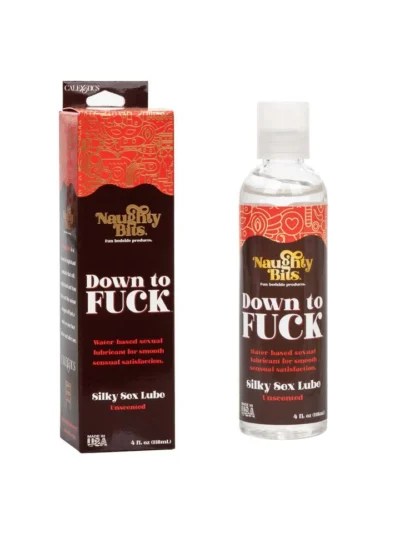 Silky Sex Lube Naughty Bits Down to Fuck - Unscented