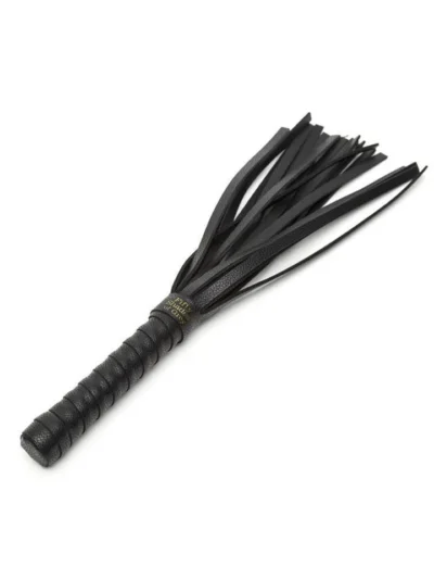 Small Faux Leather Flogger with Black & Gold Storage Bag Fifty Shades