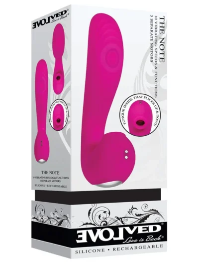 Tongue Clitoris Stimulation and Smooth Gspot Vibrator - The Note