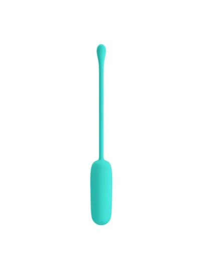 USB Rechargable Vibrating Egg Clitoral Stimulator - Turquoise