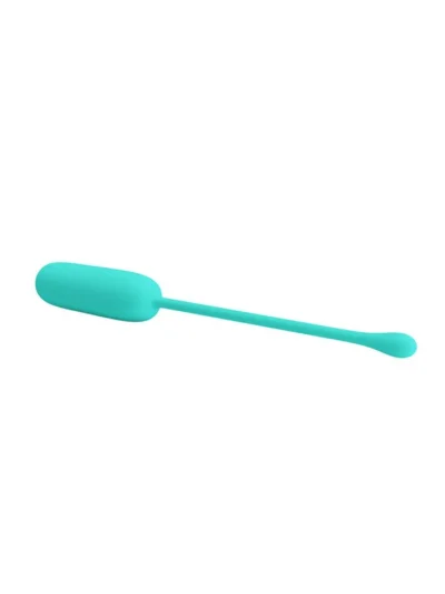 USB Rechargable Vibrating Egg Clitoral Stimulator - Turquoise