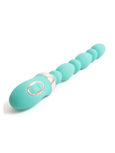 Vibrating Anal Beads Anal Stimulator Homme Flexii - Electric Blue