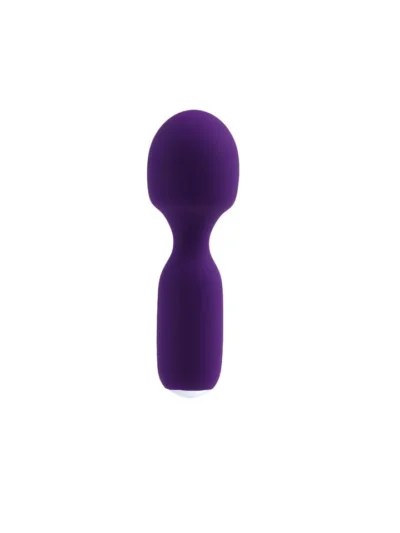 Vibrating Handheld Massager Rechargeable Mini Wand - Purple