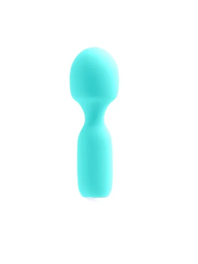 Vibrating Handheld Massager Rechargeable Mini Wand - Turquoise