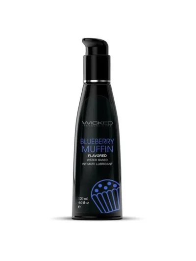 Water-Based Personal Lubricant Blueberry Muffin Flavored - 4 Fl Oz