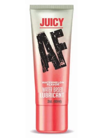 Water Based Personal Lubricant Watermelon Flavor Juicy AF - 2oz