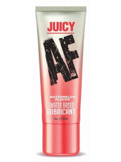 Water Based Personal Lubricant Watermelon Flavor Juicy AF - 4oz