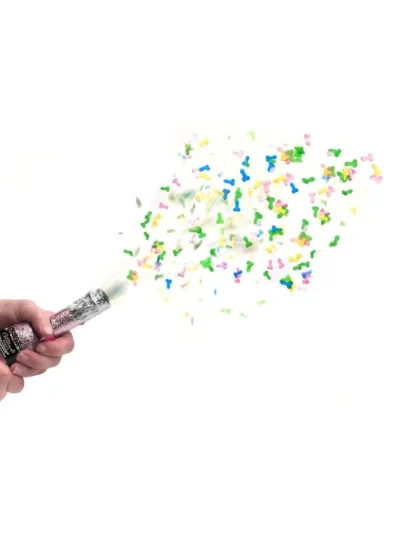 12 mini glitterati champagne bottle confetti poppers party supplies
