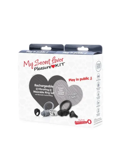 2 Rechargeable Vibrating Wearable Ring - My Secret Lover Kit