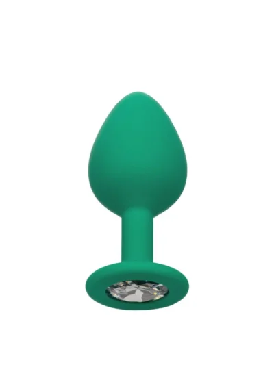 3 Pcs Glamourous Butt Plug Anal Training Kit Cheeky Gems - Green