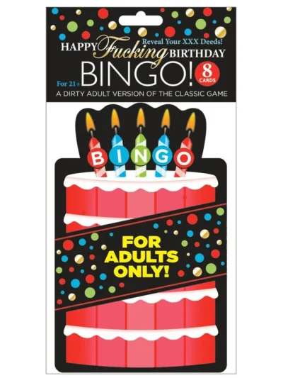 8 Cards Bingo Blowout Adult Game Bachelorrette Party Supplies