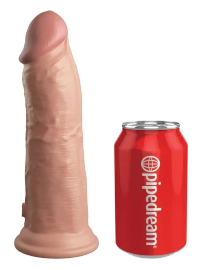 8 Inch Realistic Dildo Silicone Dual Density King Cock - Light