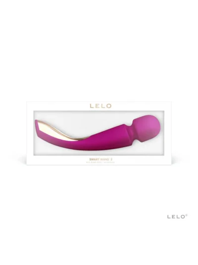 All-Over Body Massager 10 Vibrations Large Smart Wand 2 Deep Rose