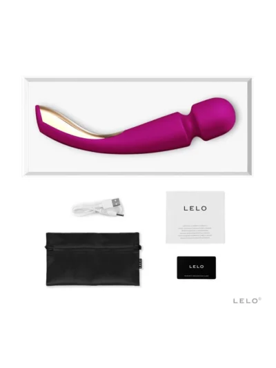All-Over Body Massager 10 Vibrations Large Smart Wand 2 Deep Rose