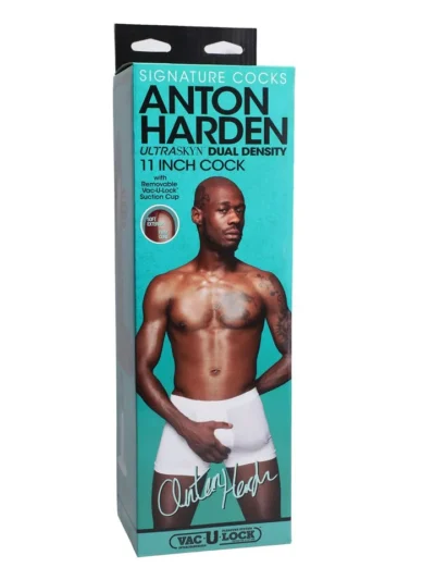 Anton Harden 11 Inch Ultraskyn Cock With Removable Vac-U-Lock Suc Cup