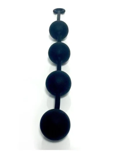 Ass Ballz Anal Beads Large 18" Lube Compatible - Clamshell