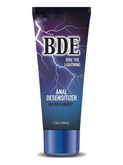 BDE Anal Desensitizer Cream Butt Sex Lubricant - 1.5 Oz