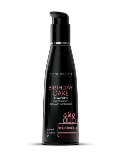 Birthday Cake Flavored Water Based Intimate Lubricant - 4 Fl Oz