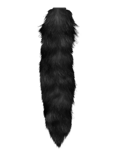 Black Fox Tail Attachment for Tailz Snap-Ons Butt Plugs