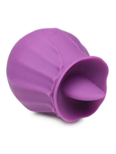 Bloomgasm Wild Violet Licking Silicone Clitoral Stimulator - Violet