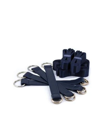 Bondage Tie Down Straps Bedroom Play Gear Bondage Couture - Blue