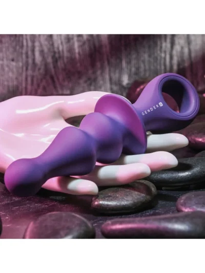 Butt Plug Vibrating with Ring-Handled Anal Stimulator - Ring Pop