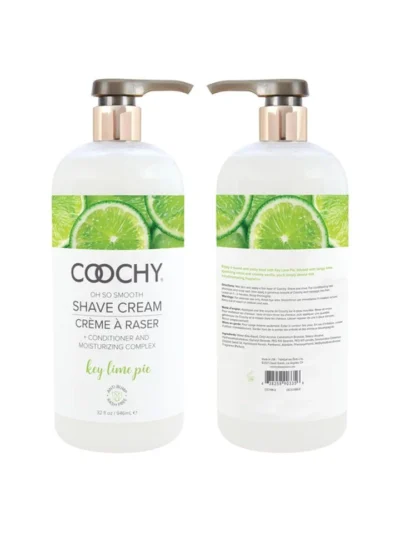 Coochy anti bump & rash shaving cream - key lime pie - 32 oz