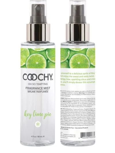 Coochy refreshing fragrance body mist - key lime pie - 4 oz